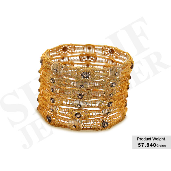 Stylish Bangles with Cubic Zirconia